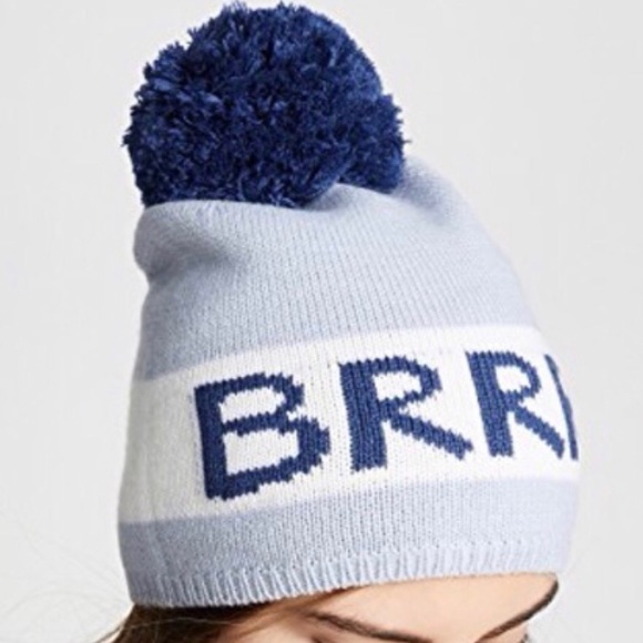 kate spade Accessories - NWT Kate Spade Pom Pom Brrr Beanie